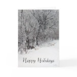Snowy Woods Christmas Holiday Card