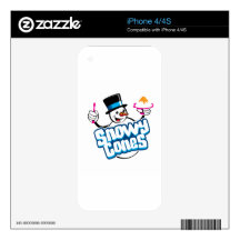 SNOWYCONES merchandise Skin For The iPhone 4