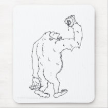 Snuffles the Baby Seal mouse pad - Sasquatch! mousepads