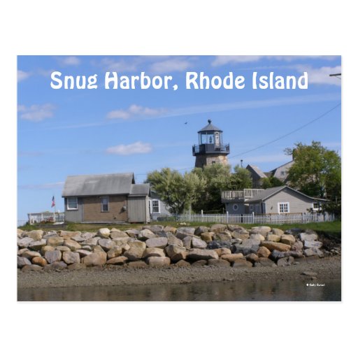 Snug Harbor, Rhode Island Postcard Zazzle