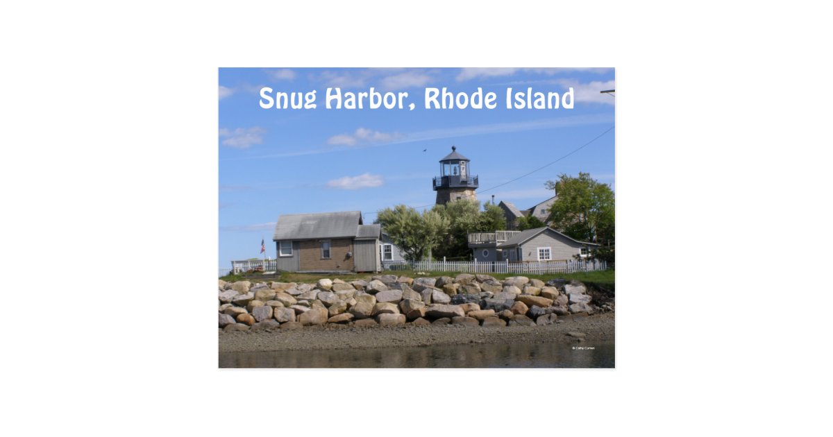 Snug Harbor, Rhode Island Postcard Zazzle