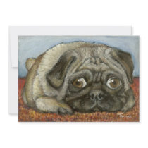 Snug Pug invitations by tanyabond Snug Pug invitations