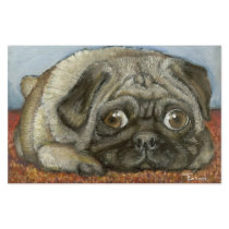 Snug Pug stationery by tanyabond Snug Pug stationery
