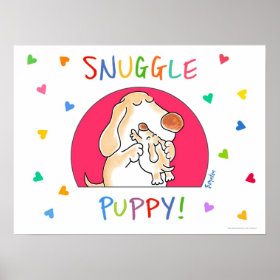 SNUGGLE PUPPY! poster by Sandra Boynton