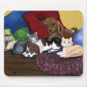 Snuggled Up mousepad by SherryHolderHunt Snuggled Up mousepad