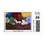 Snuggled Up postage - Customized large