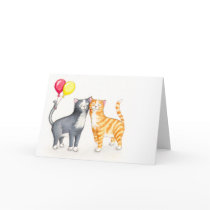 Snuggling Cats cards