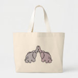 Snuggling Elephants Bag