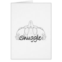 Snuggling Elephants cards