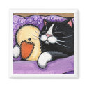 Snuggly Duck Magnet by LisaMarieArt Snuggly Duck Magnet