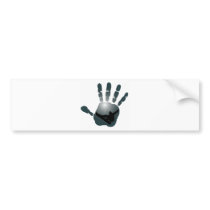 Snwoboard Fresh Tracked Bumper Sticker