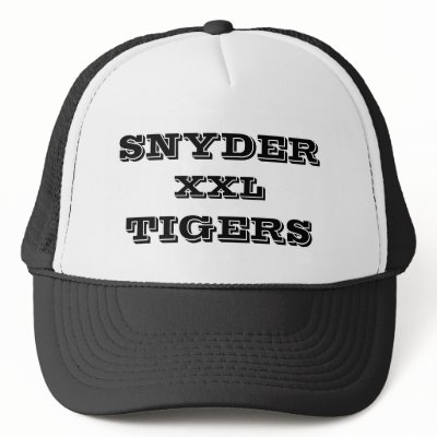 SNYDER, XXL, TIGERS TRUCKER HAT by snyderstore. Snyder Trucking Hat