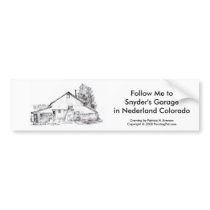 Snyder's Garage, Bumber Sticker bumper stickers