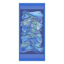 so blue personalized rack card