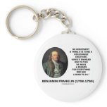 So Convenient It Is To Be A Reasonable Creature Keychain