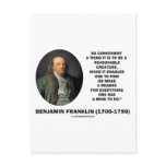 So Convenient It Is To Be A Reasonable Creature Post Cards