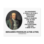 So Convenient It Is To Be A Reasonable Creature Postcards