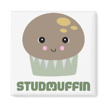 so cute kawaii stud muffin magnets