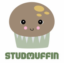 so cute kawaii stud muffin cut outs