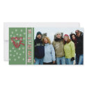 So Cute Merry Christmas Red Pine White Snowflakes photo cards by samack So Cute Merry Christmas Red Pine White Snowflakes photo cards