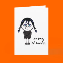 so emo girl cards