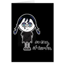 so emo girl cards