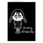 so emo girl greeting cards