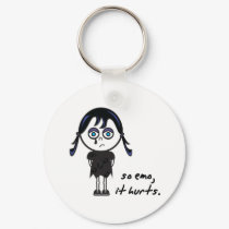 so emo girl keychains