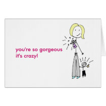 So gorgeous, it's crazy! (blonde hair) cards