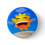 So-happy short prop pinback button
