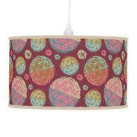 So Hexy Pendant Lamp in Reds and Pinks
