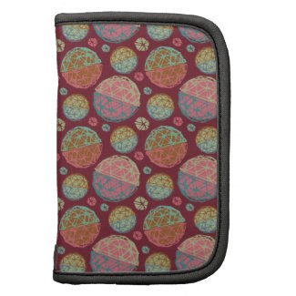 So Hexy Planner Cover in Reds, Pinks and Greens