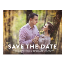 SO IN LOVE | SAVE THE DATE ANNOUNCEMENT POSTCARD