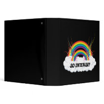 SO INTENSE DOUBLE RAINBOW BINDERS