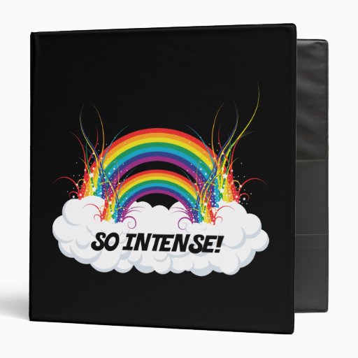 SO INTENSE DOUBLE RAINBOW BINDERS