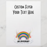SO INTENSE DOUBLE RAINBOW FLYERS