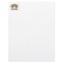 SO INTENSE DOUBLE RAINBOW PERSONALIZED LETTERHEAD