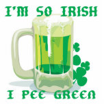 so irish i pee green photo cutouts