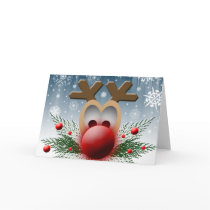So It Glows Holiday Christmas Greeting Card