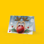 So It Glows Holiday Christmas Greeting Card