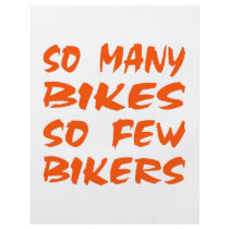 So Many Bikes So Few Bikers flyers