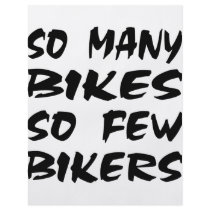 So Many Bikes So Few Bikers flyers