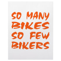 So Many Bikes So Few Bikers Letterhead Template