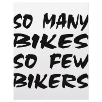 So Many Bikes So Few Bikers Personalized Letterhead