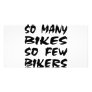 So Many Bikes So Few Bikers Customized Photo Card