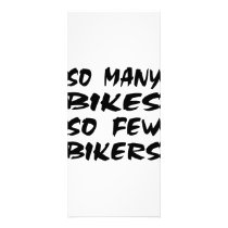 So Many Bikes So Few Bikers rack cards