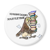 So Many Books magnets by alternateworlds So Many Books magnets