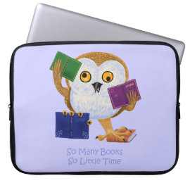 So Many Books So Little Time Laptop Computer Sleeve