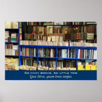 So Many Books So Little Time Print