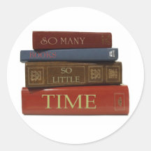 So Many Books So Little Time Stickers